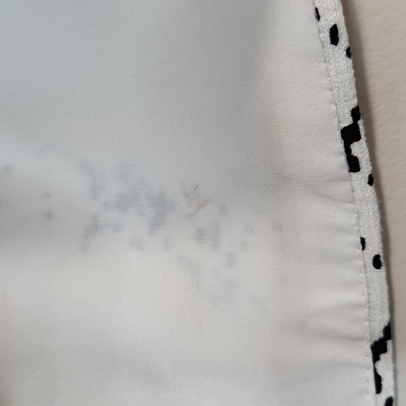 Aqua Girls Black & White Cropped Dressy Tank, Size S ~ EUC - Picture 6 of 8